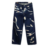 Evisu Tie-Dye Jeans W/ Printed Seagull in Indigo