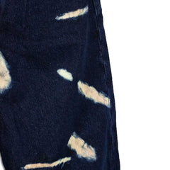 Evisu Tie-Dye Jeans W/ Printed Seagull in Indigo