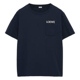 Loewe Cotton Pocket Logo Relaxed Fit T-Shirt