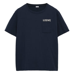 Loewe Cotton Pocket Logo Relaxed Fit T-Shirt