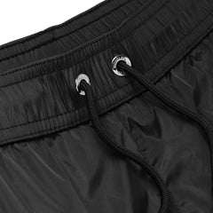 Moncler Men's Zip Pocket Logo Patch Swim Shorts in Black