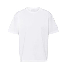 Prada Stretch Cotton Logo T-Shirt in White