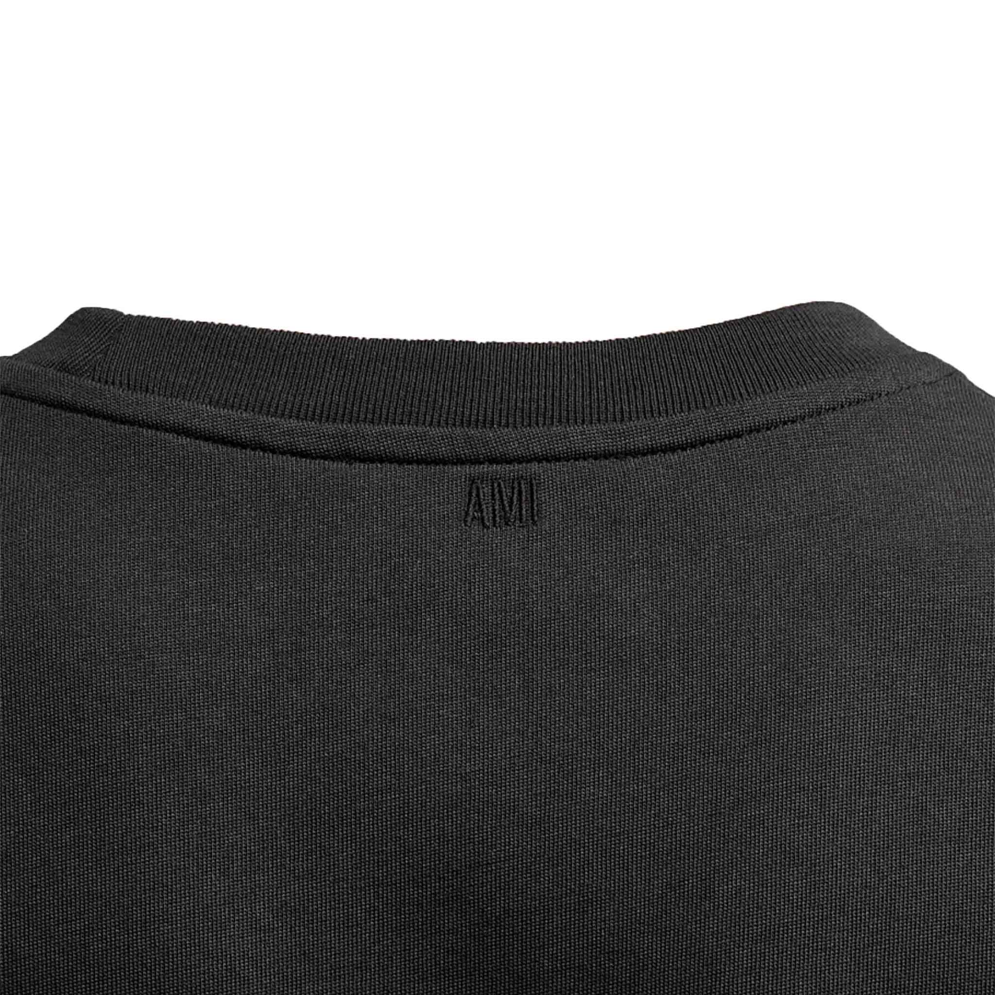 [Ami Paris] De Coeur Cotton T Shirt in Black Tonal