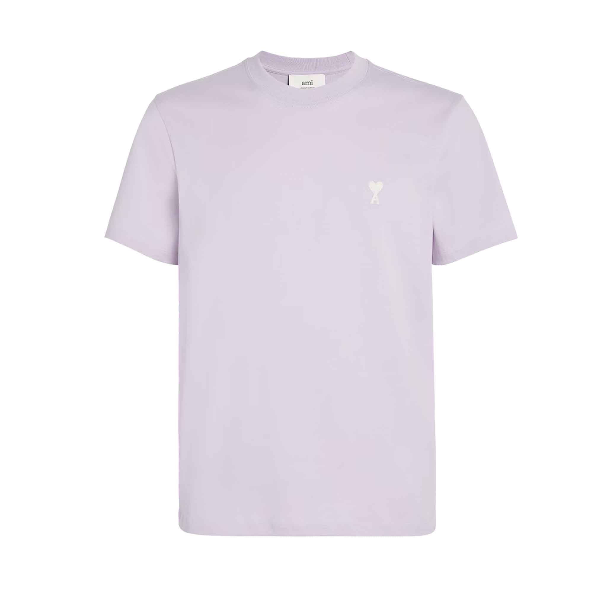 [Ami Paris] White Heart Light Cotton Classic Fit T-Shirt