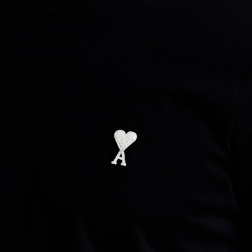 [Ami Paris] White Heart Light Cotton Classic Fit T-Shirt