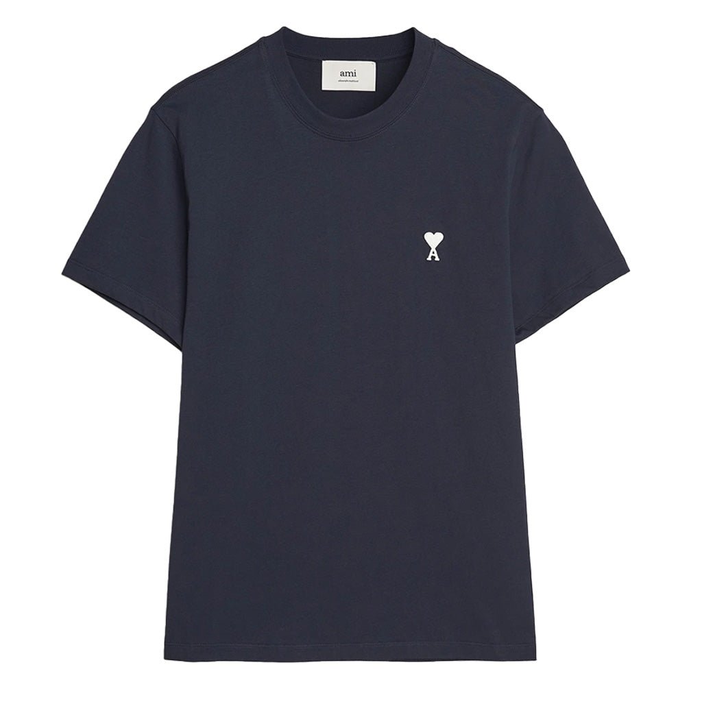 [Ami Paris] White Heart Light Cotton Classic Fit T-Shirt