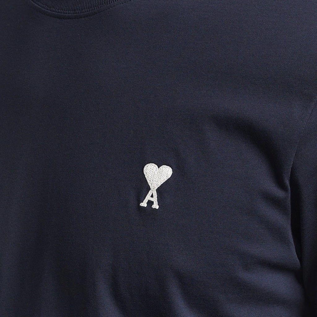 [Ami Paris] White Heart Light Cotton Classic Fit T-Shirt