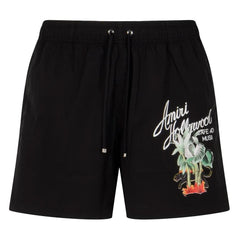 [Amiri] Hollywood Swim Trunks in Black
