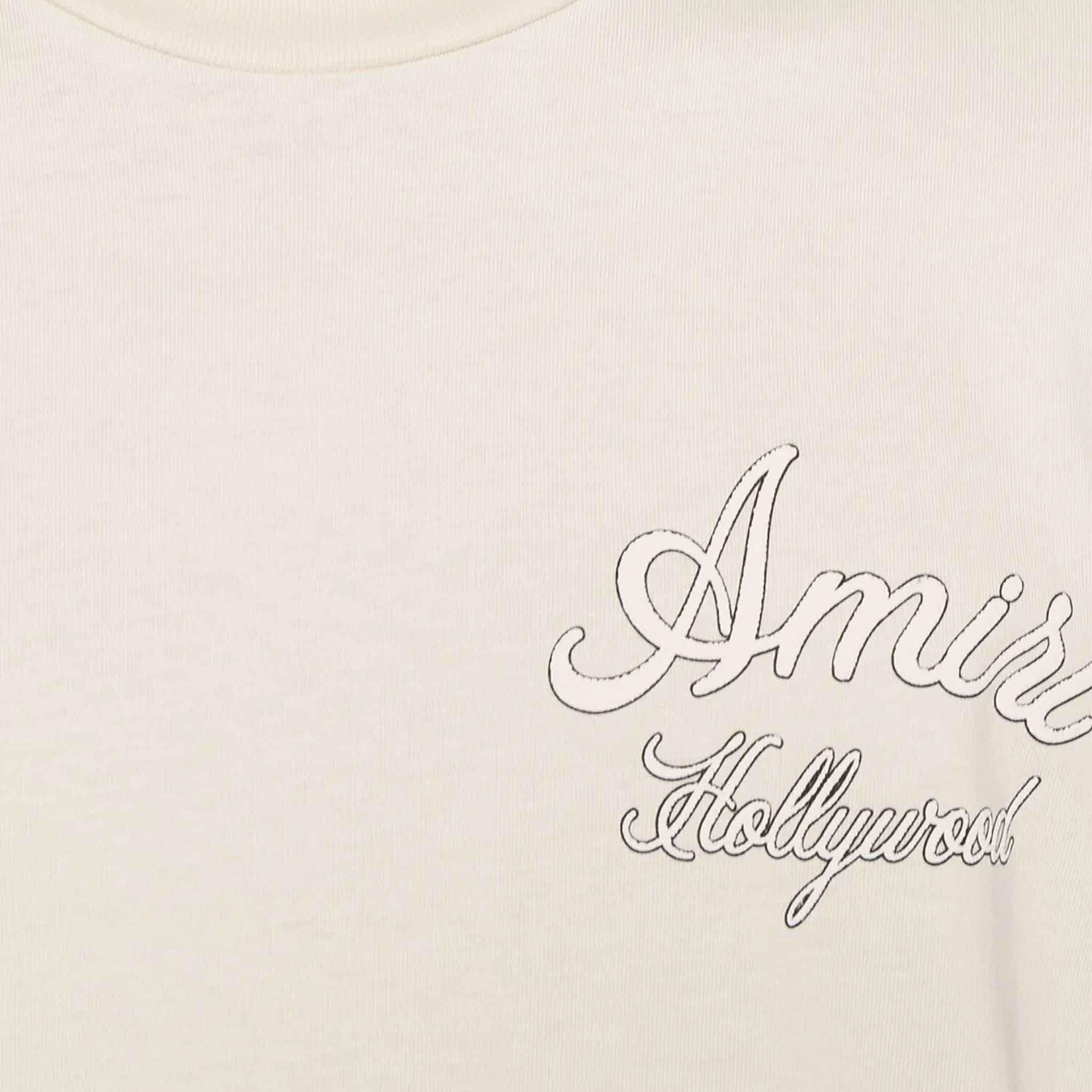 [Amiri] Hollywood T-Shirt in Alabaster