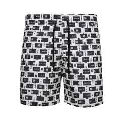 [Amiri] Interweave Swimtrunks in Black/ White