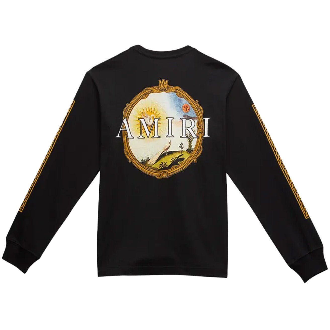 [Amiri] Landscape Frame Long Sleeve T-Shirt in Black