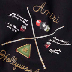[Amiri] Pool Cue Swim Trunks in Black
