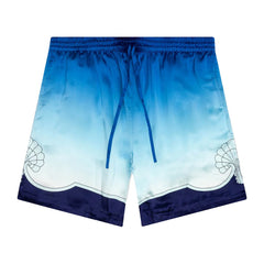 [Casablanca] Drawstring Silk Shorts Archway Place Vendome