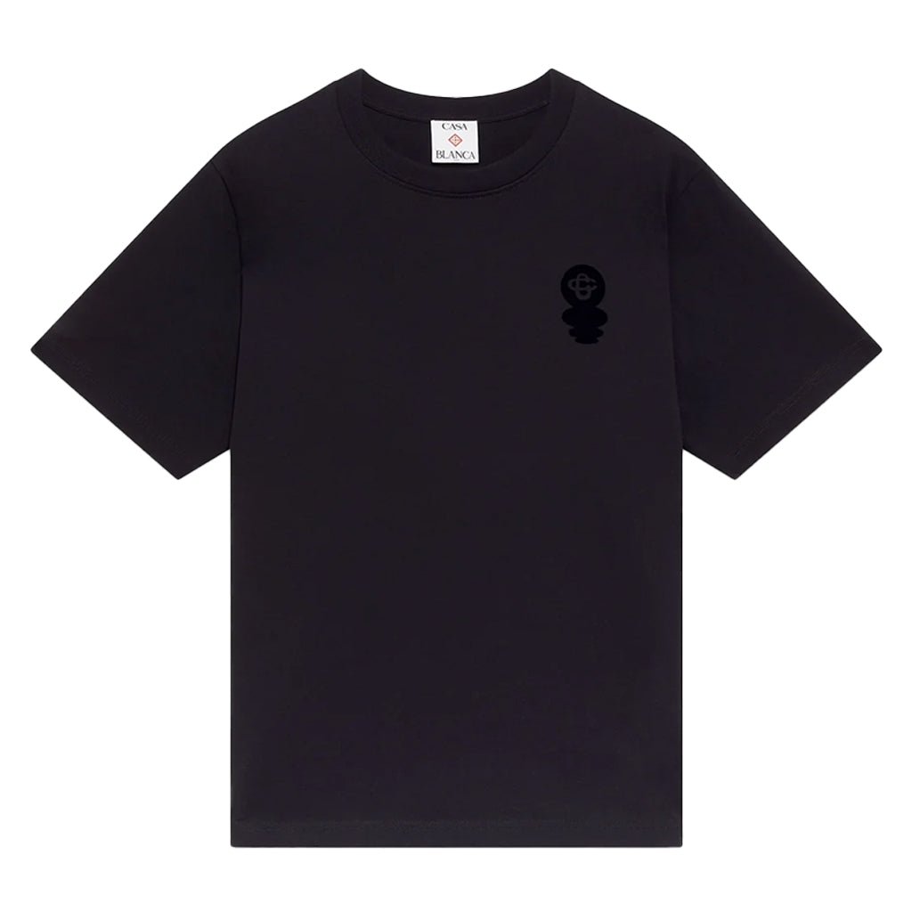 Casablanca Squash Logo Flock Print T-Shirt