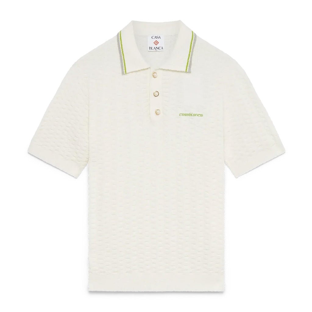 Casablanca Tennis Boucle Polo Shirt