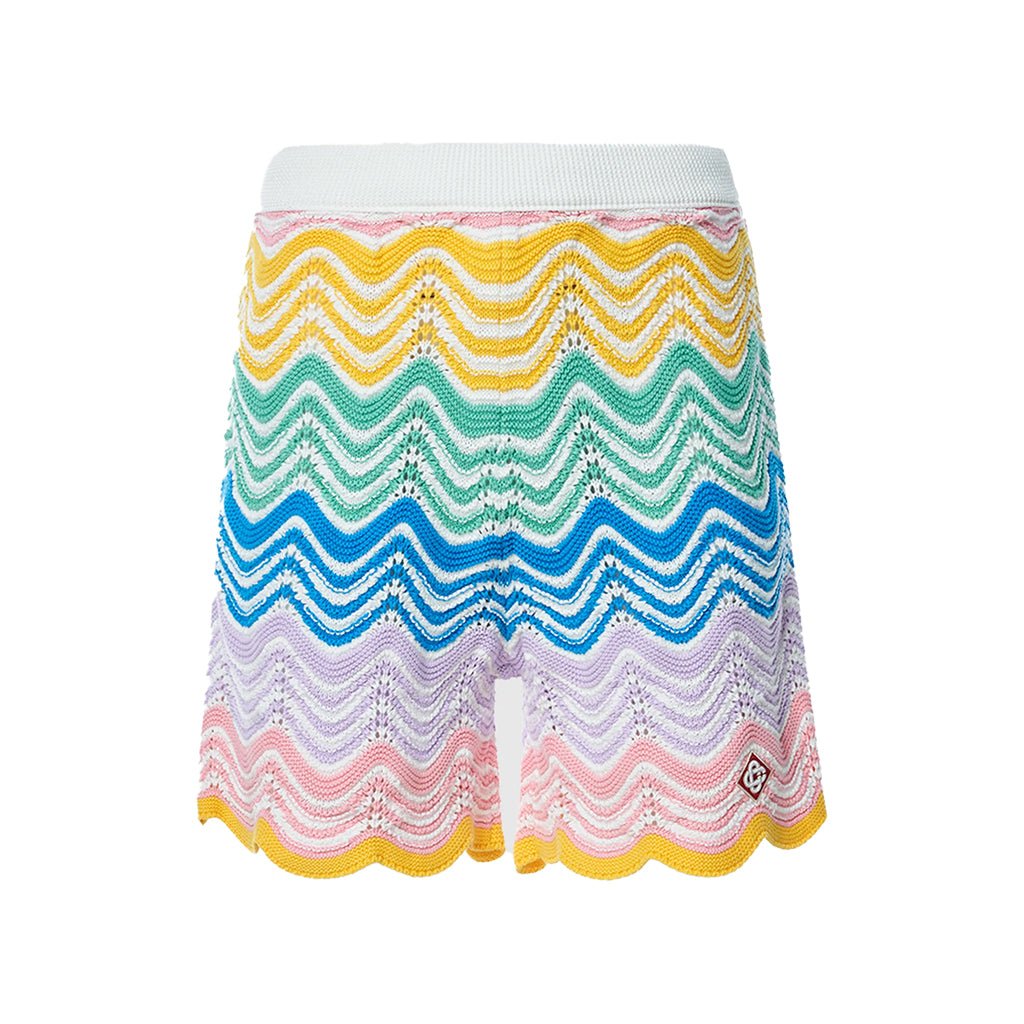 [Casablanca] Wave Knit Shorts Gradient Wave