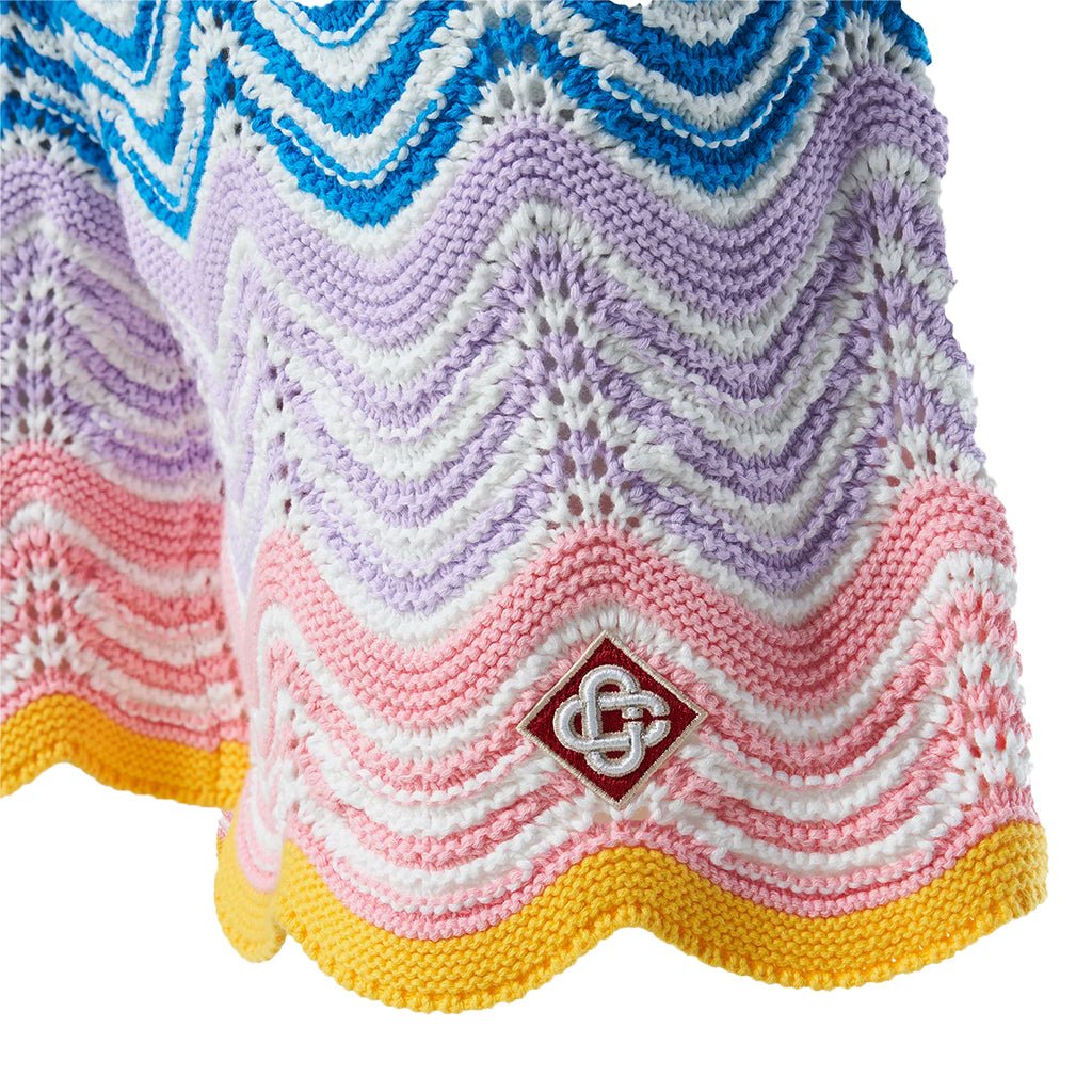 [Casablanca] Wave Knit Shorts Gradient Wave