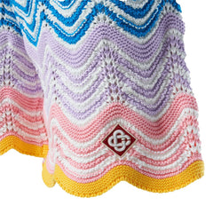 [Casablanca] Wave Knit Shorts Gradient Wave