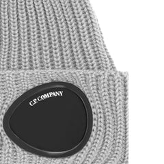 [C.P. Company] Extra fine Merino Wool Beanie in Moon Melange