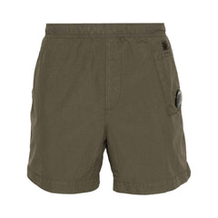 [C.P. Company] Flatt Nylon Utility Lens Swimshorts in Ivy Green