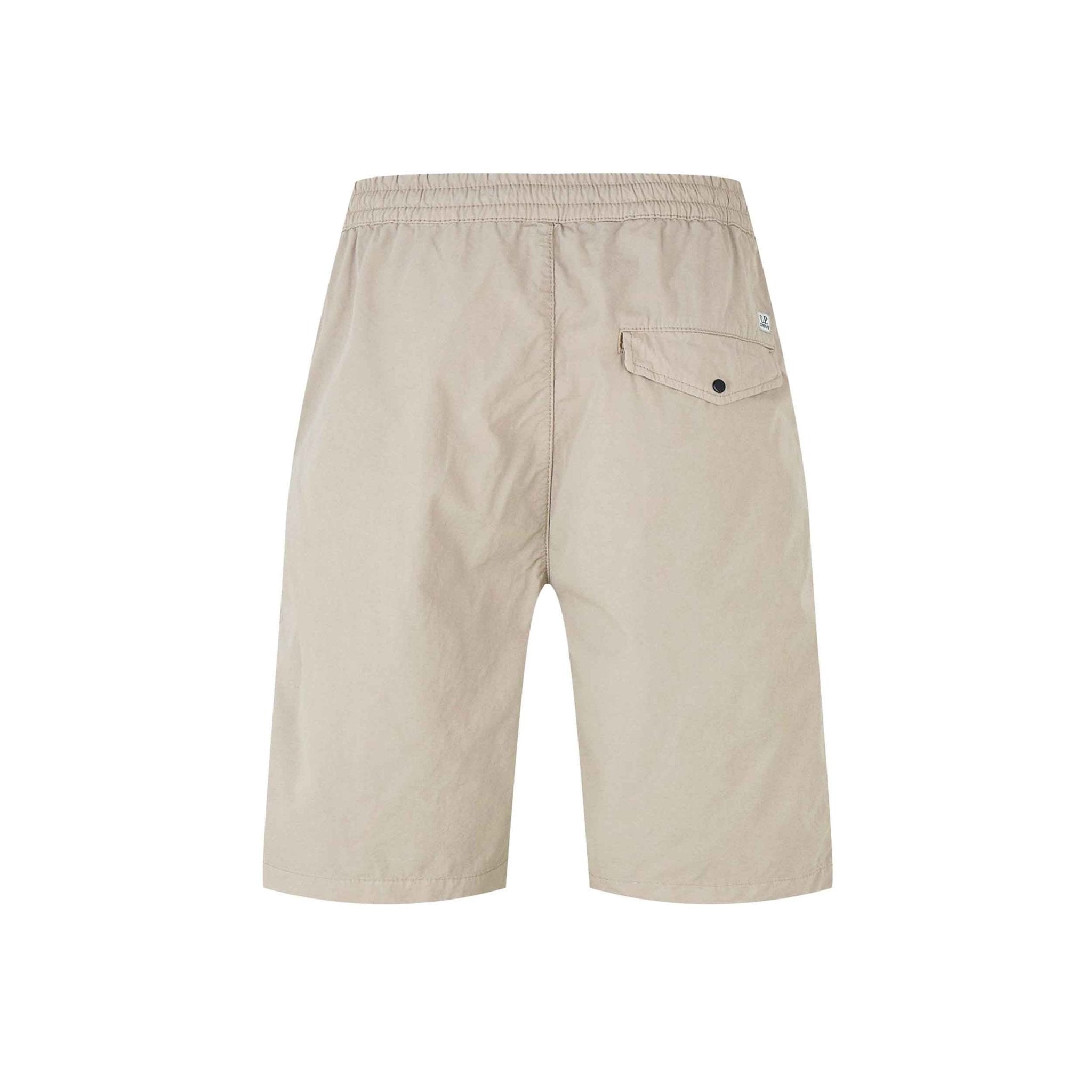 [C.P. Company] Microreps No Peach Cargo Shorts in Vintage Khaki- Beige