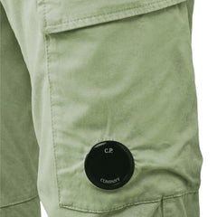 [C.P. Company] Stretch Sateen Cargo Pant in Green Banana