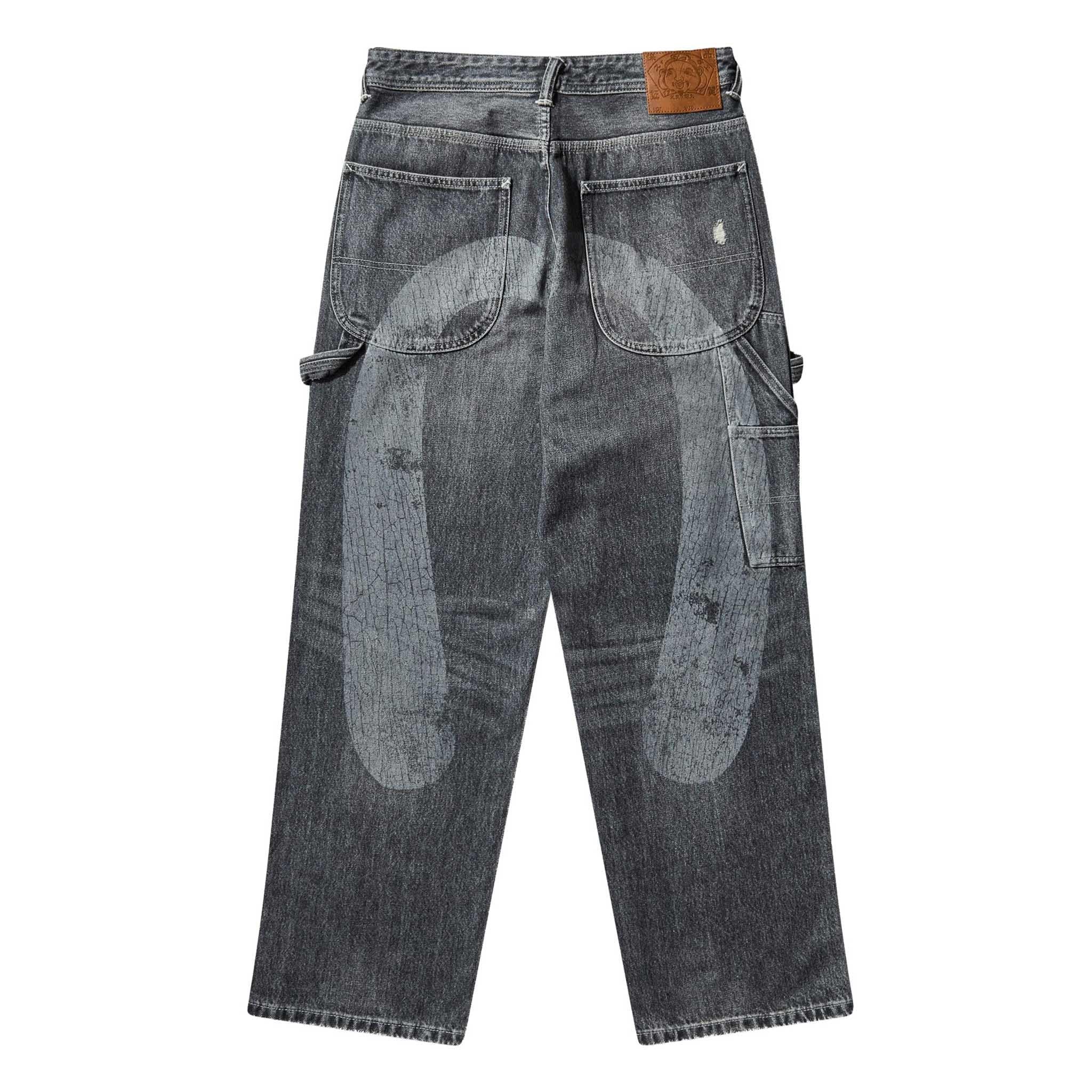 Evisu Vintage Patchwork Denim in Grey