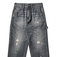 Evisu Vintage Patchwork Denim in Grey