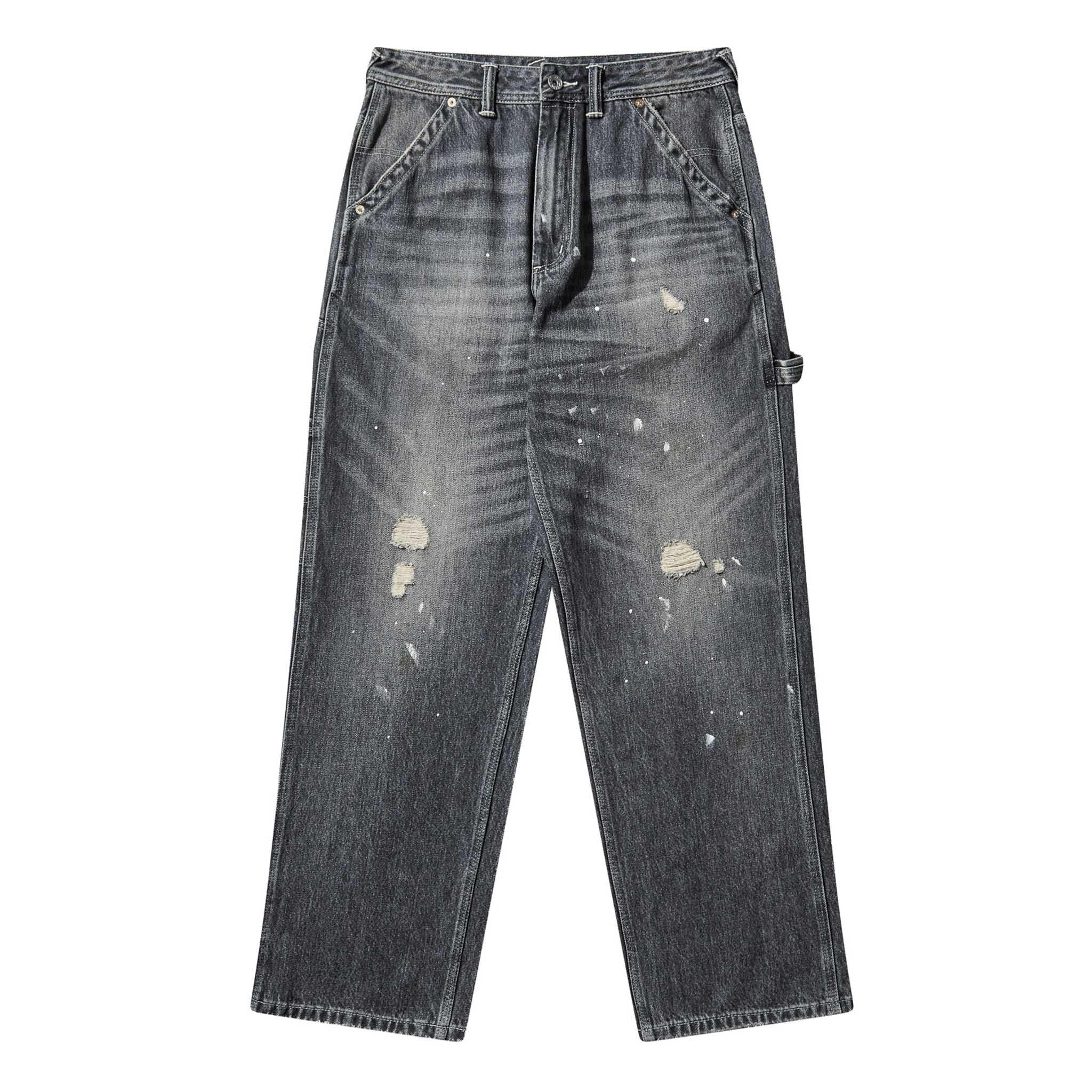 Evisu Vintage Patchwork Denim in Grey