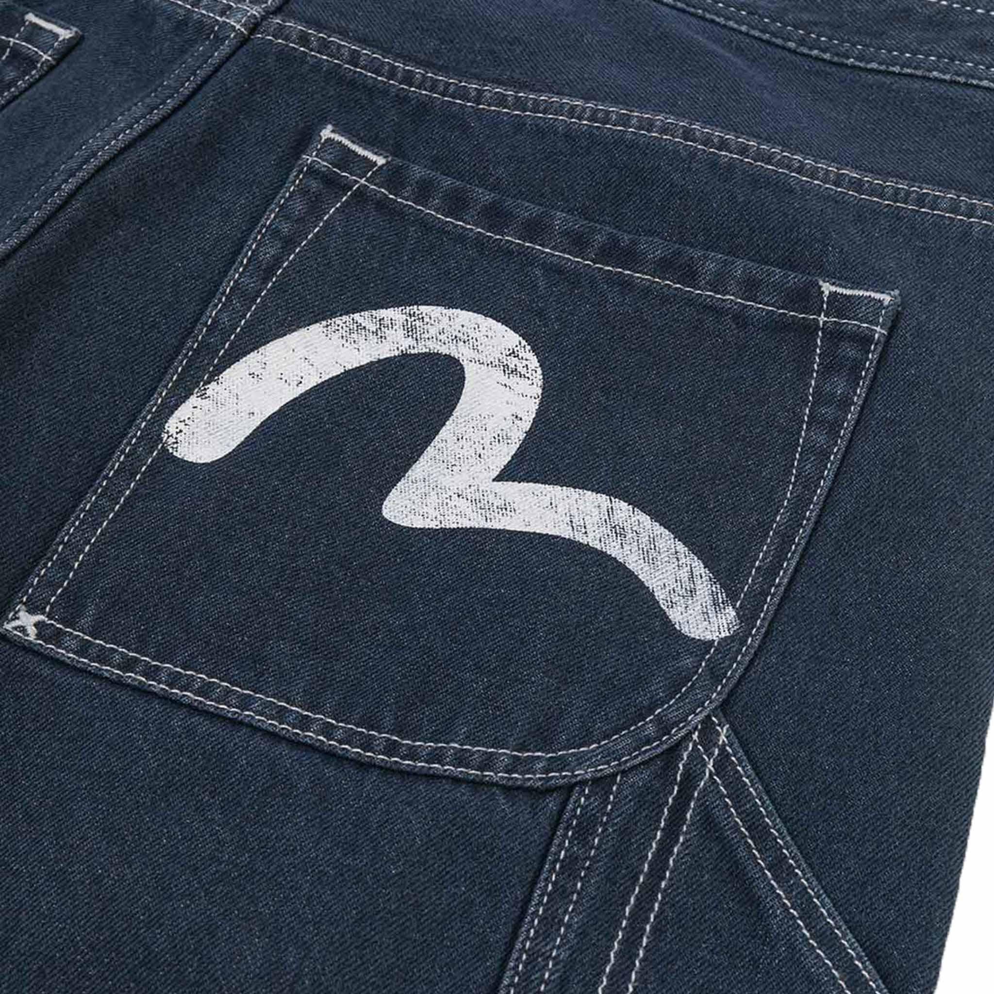 Evisu Washed Worker Pants in Indigo