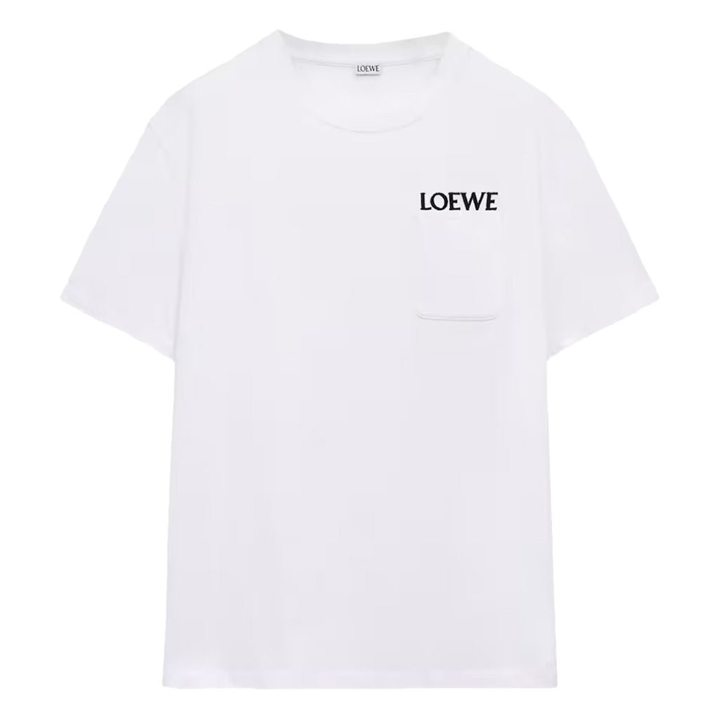 Loewe Cotton Pocket Logo Relaxed Fit T-Shirt