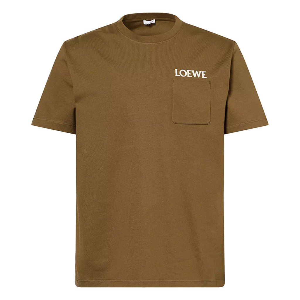 Loewe Cotton Pocket Logo Relaxed Fit T-Shirt