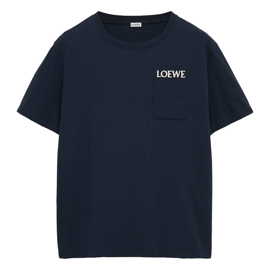Loewe Cotton Pocket Logo Relaxed Fit T-Shirt