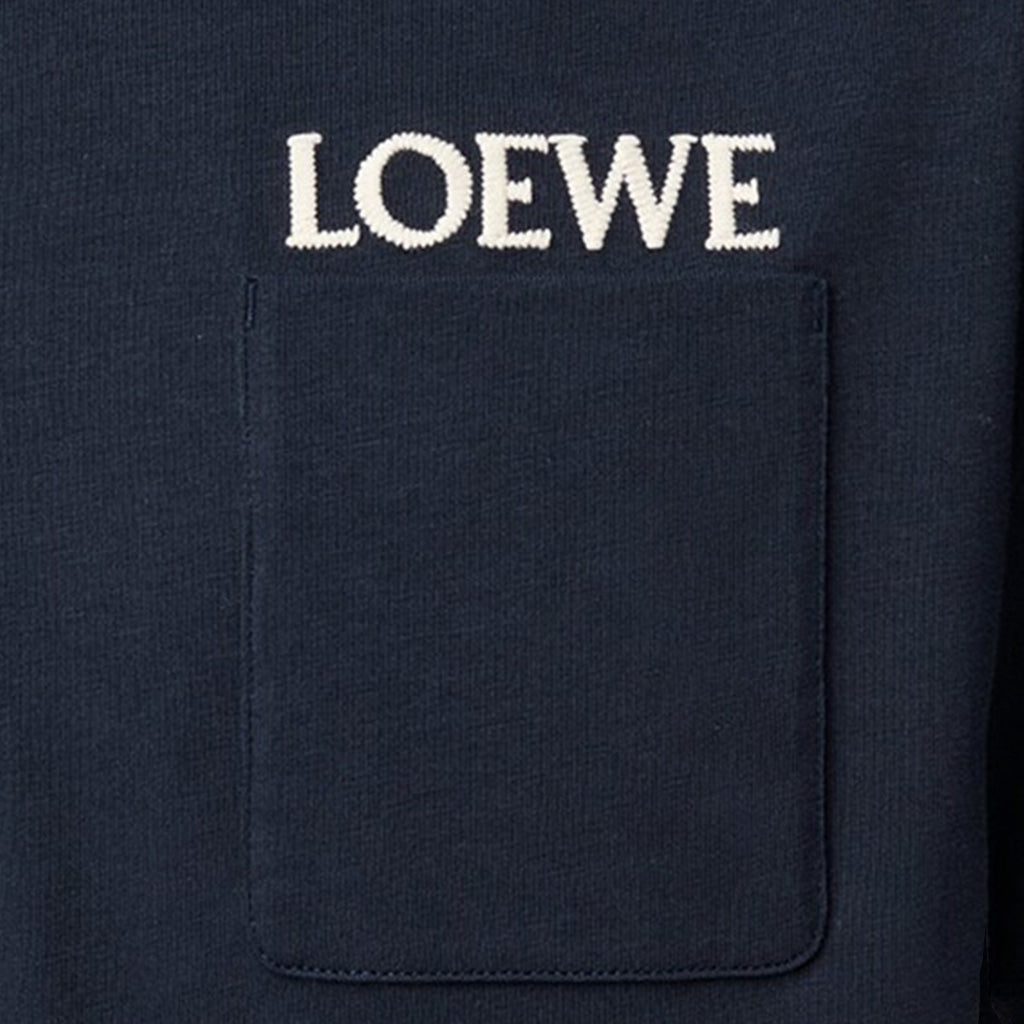 Loewe Cotton Pocket Logo Relaxed Fit T-Shirt