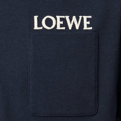 Loewe Cotton Pocket Logo Relaxed Fit T-Shirt