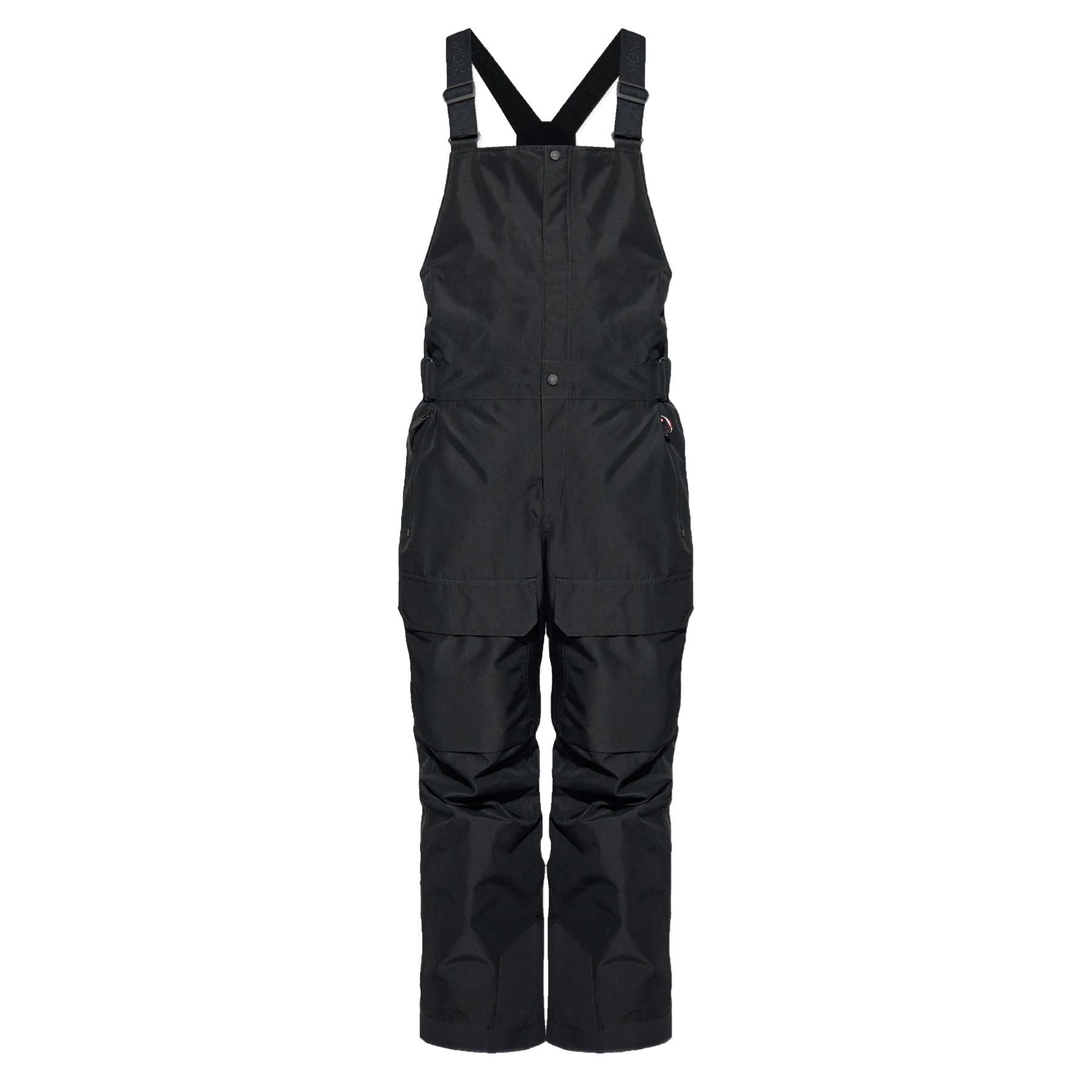Moncler Grenoble Men's Padded Gore-Tex Salopettes in Black