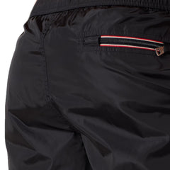 Moncler Men's Patch Logo Swim Shorts in Black