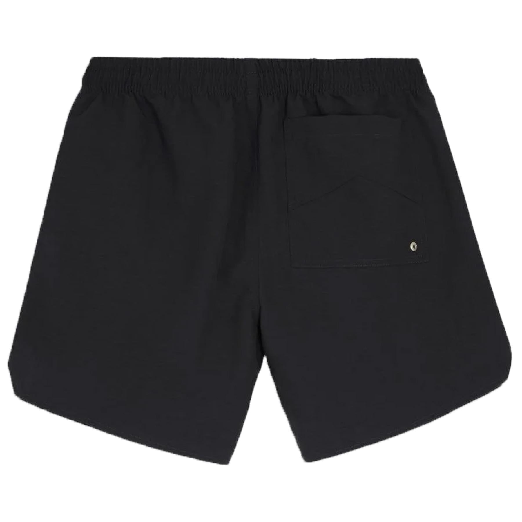Rhude Classic Logo Swim Short In Black / White