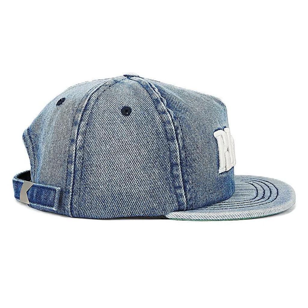 Rhude Logo Denim Hat in Oxofrd Indigo