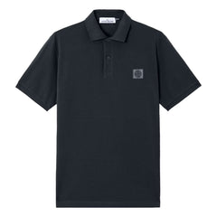 [Stone Island] 50/2 Cotton Pique Compass Patch Polo