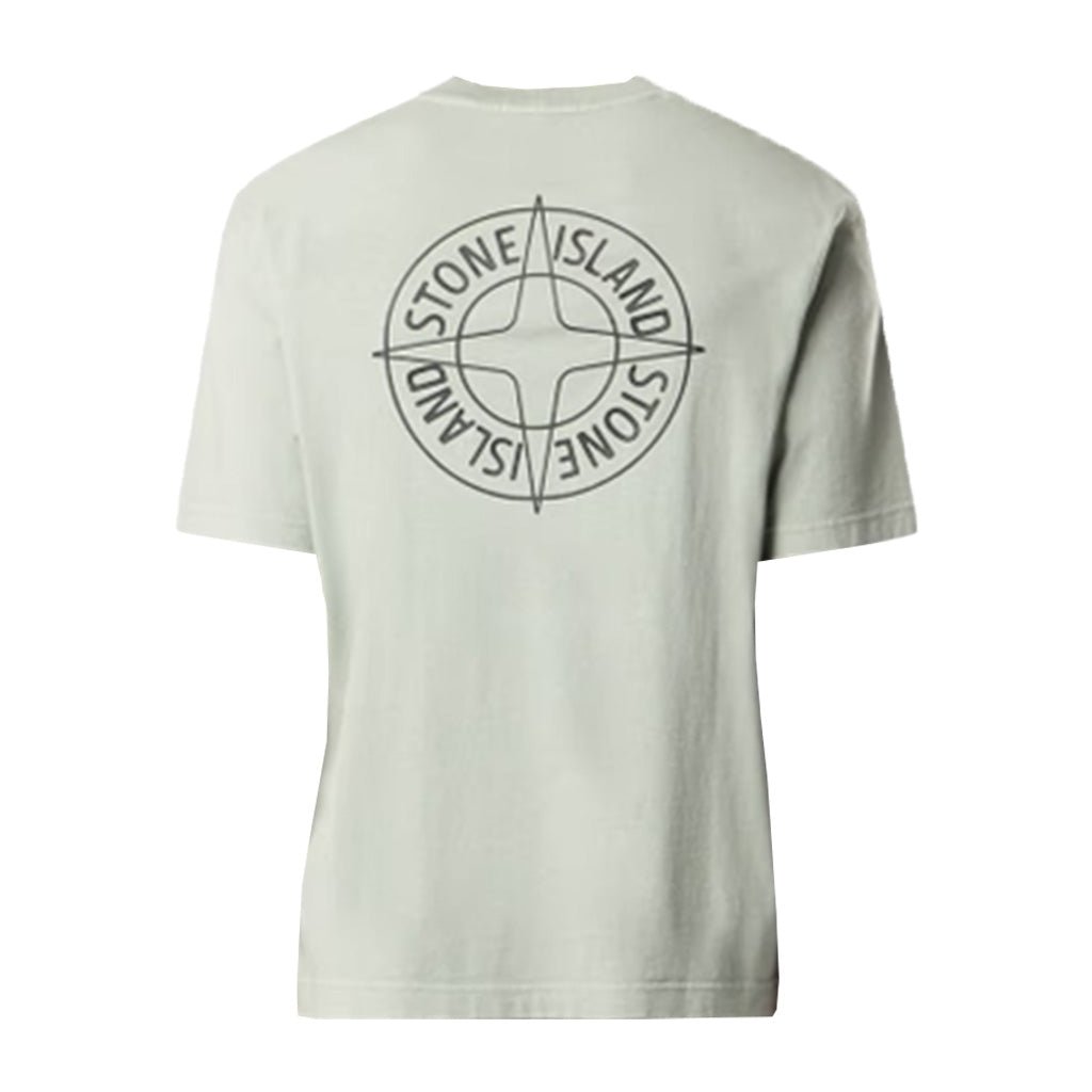 [Stone Island] Cotton Jersey "Outline Compass" T-Shirt