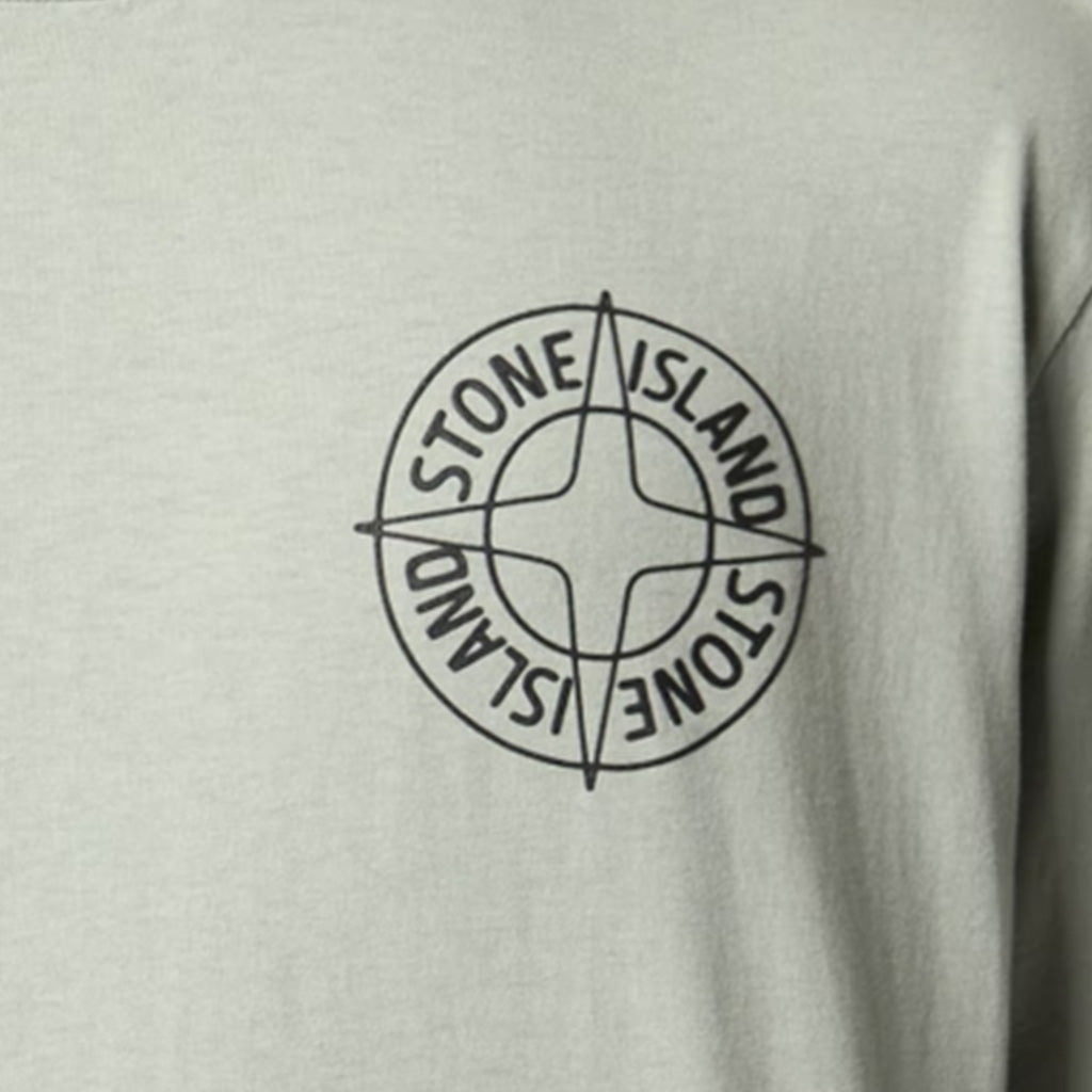 [Stone Island] Cotton Jersey "Outline Compass" T-Shirt