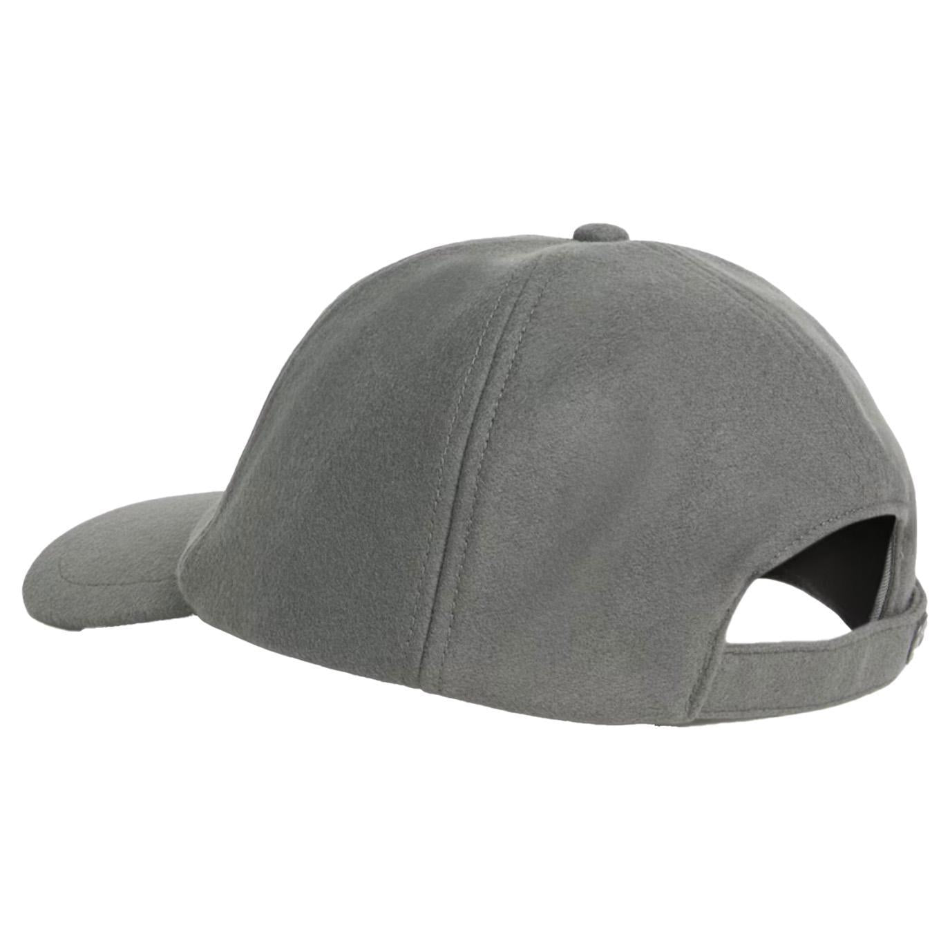 [Stone Island] Ghost Flannel Baseball Cap in Dark Grey