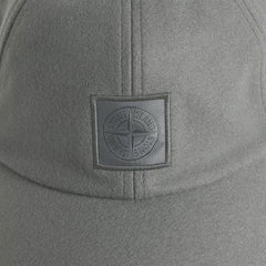 [Stone Island] Ghost Flannel Baseball Cap in Dark Grey