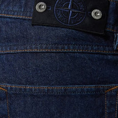 [Stone Island] Indigo Denim-Rinsed Regular Straight Fit