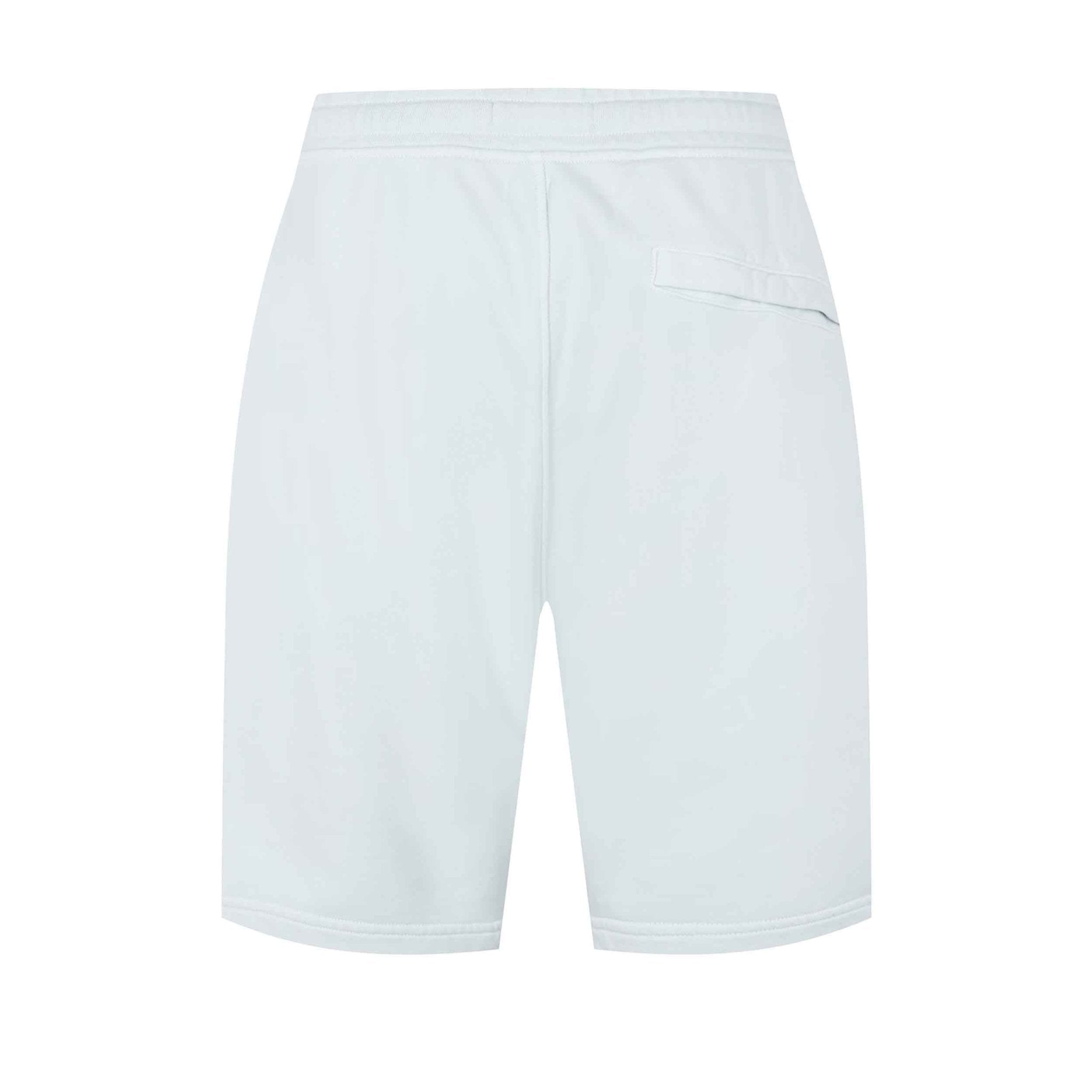 [Stone Island] Organic Cotton Fleece Cargo Bermuda in Sky Blue