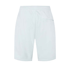 [Stone Island] Organic Cotton Fleece Cargo Bermuda in Sky Blue